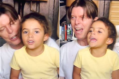 david bowie with daughter